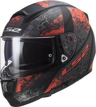 LS2 Helmets FF397 Vector Evo Swipe Matt Black Red