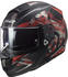 LS2 FF397 Vector Evo Stencil Matt Black Red