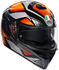 AGV K-3 SV Liquefy schwarz/orange