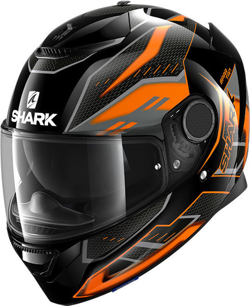 SHARK Spartan Antheon Black/Orange/Black