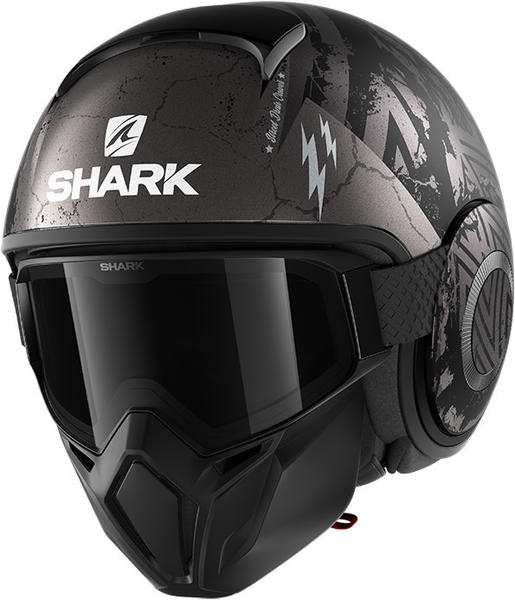 SHARK Street Drak Crower Black/Anthracite/Silver