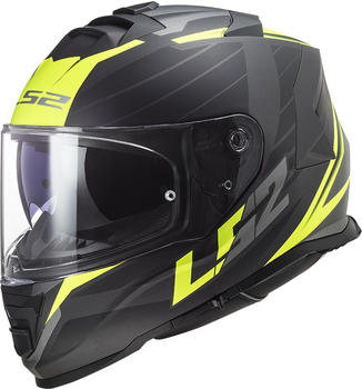 LS2 Helmets LS2 Storm FF800 Nerve Matt Black H-V Yellow