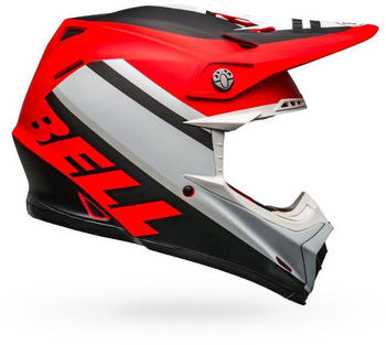 Bell MOTO-9 MIPS Prophecy Matte White/Red/Black