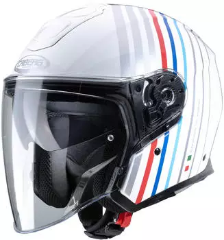 Caberg Flyon Bakari White/Silver/BMW Colors