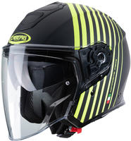 Caberg C4HC00A7XS, Caberg Flyon Bakari Jethelm unisex Fiberglas schwarz matt, XS