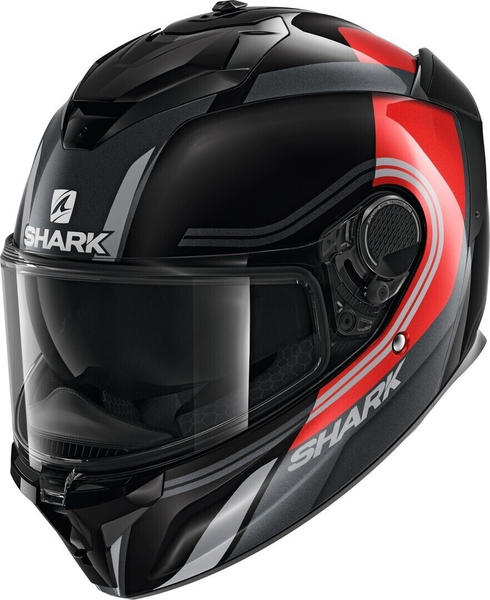 SHARK Spartan GT Carbon Tracker Black/Red/Silver