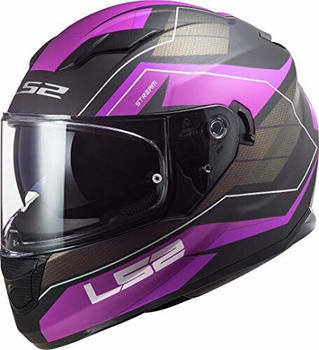 LS2 Helmets LS2 FF320 Stream Evo Lux schwarz/lila
