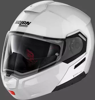 Nolan N90-3 Classic N-Com Metal White 5