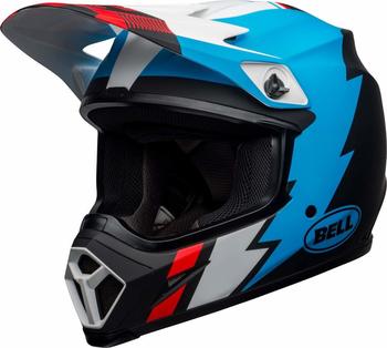 Bell Helmets Bell MX-9 MIPS Strike Matte Black/Blue/White