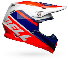 Bell MOTO-9 MIPS Prophecy Gloss Infrared/Navy/Gray