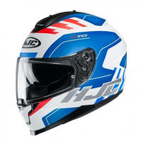 HJC 10052810, HJC C10 Solid Helm Weiss male