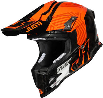 Just1 J12 Off Road Carbon SYNCRO Fluo Orange/Carbon Gloss
