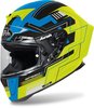Airoh 57-2241-4, Airoh GP 550 S Challenge, Integralhelm - Matt Neon-Gelb/Blau/Schwarz