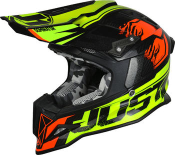 Just1 J12 Off Road Carbon DOMINATOR neon lime/red