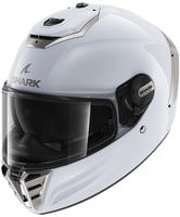 Shark HE8100E-W01-XXL, Shark Spartan RS Blank Helm Weiss Silber male