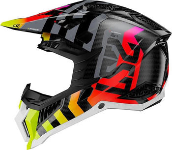 LS2 Helmets LS2 MX7 X-Force Barrier H-V gelb/rot