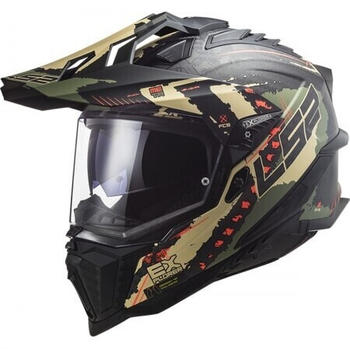LS2 Helmets LS2 MX701 Explorer C Extend Carbon Matt Military green/black