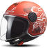 LS2 Helmets LS2 OF558 Sphere Lux Skater matt rot/weiß/schwarz