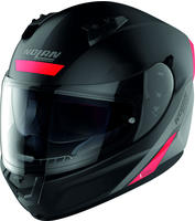 Nolan N660005270417, Nolan N60-6 Staple, Integralhelm - Matt Schwarz/Grau/Rot - XS