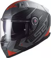 LS2 FF811 Vector II Splitter matt titanium rot S - Helme & Brillen - Sport Helme &