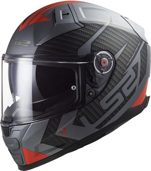 LS2 Helmets LS2 FF811 Vector II Solid Matt titanium/red