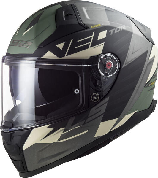 LS2 Helmets LS2 FF811 Vector II Absolute Matt black/grey/dark green