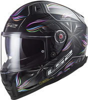 LS2 168112112S, LS2 FF811 Vector II Tropical Helm Schwarz Weiss male