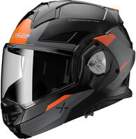 LS2 569012007XS, LS2 FF901 Advant X Oblivion Klapphelm Schwarz Grau Silber male