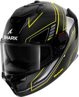 Shark HE1316E-KYA-XXL, Shark Spartan GT Pro Toryan Helm Schwarz Grau Gelb male