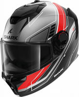 Shark HE1316E-ARK-S, Shark Spartan GT Pro Toryan Helm Schwarz Grau Rot male