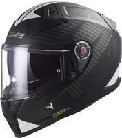 LS2 168112012XS, LS2 FF811 Vector II Splitter Helm Schwarz Weiss male