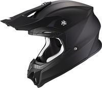 Scorpion A0024415L, Scorpion VX-16 Evo Air Crosshelm unisex Thermoplast schwarz matt,