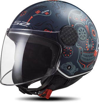 LS2 Helmets LS2 OF558 Sphere Lux Maxca cobalt/orange