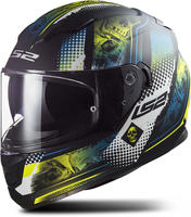 LS2, Integralhelme motorrad Stream evo mara black yellow, M