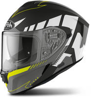 Airoh SPRI35XXL, Airoh Spark Rise Helm Schwarz Gelb male