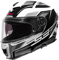 Schuberth 4219019360, Schuberth S3 Storm Helm Schwarz Weiss Silber male