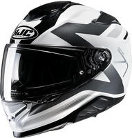 HJC 12641007, HJC RPHA 71 Pinna Helm Schwarz Weiss male
