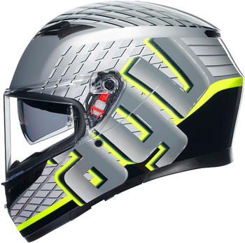 AGV K3 Fortify silver/neon yellow
