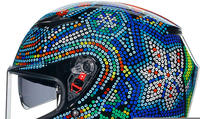 AGV 2118381001-001-L, AGV K3 Rossi Winter Test 2018, Integralhelm -