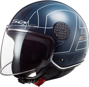 LS2 Helmets LS2 OF558 Sphere Lux Linus Gloss Cobalt