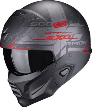 Scorpion EXO-Combat II Xenon black/grey/red