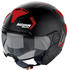 Inception Matt black/red