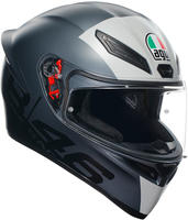 AGV 2118394017-017-L, AGV K1 S Limit 46 S26, Integralhelm - Matt Grau/Wei&szlig;/Schwarz -