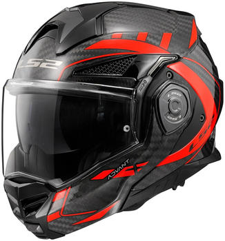 LS2 Helmets LS2 FF901 Advant X Carbon Future schwarz/rot