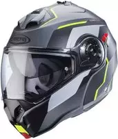 Caberg Duke Evo Move Klapphelm (graumatt/schwarz/neongelb) Grau