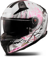 LS2 168112746XXS, LS2 FF811 Vector II Darflo Helm Weiss Pink male