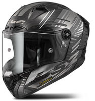 LS2 168055666XXL, LS2 FF805 Thunder Volt Carbon Helm Schwarz Grau male