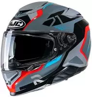 HJC 12622111, HJC RPHA 71 Hapel MC3H Integralhelm unisex Carbon grau, 2XL