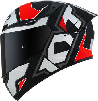 KYT Helmet TT-Course Electron matt grey/red
