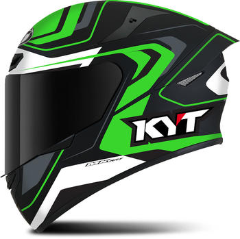 KYT Helmet TT-Course Overtech black/green